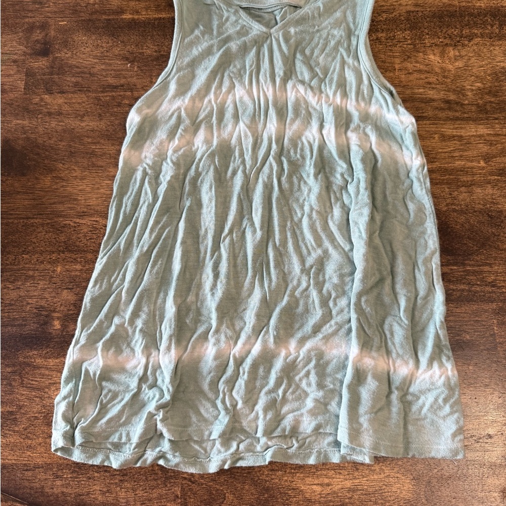 Justice Blue Tie-Dye Tank Top
